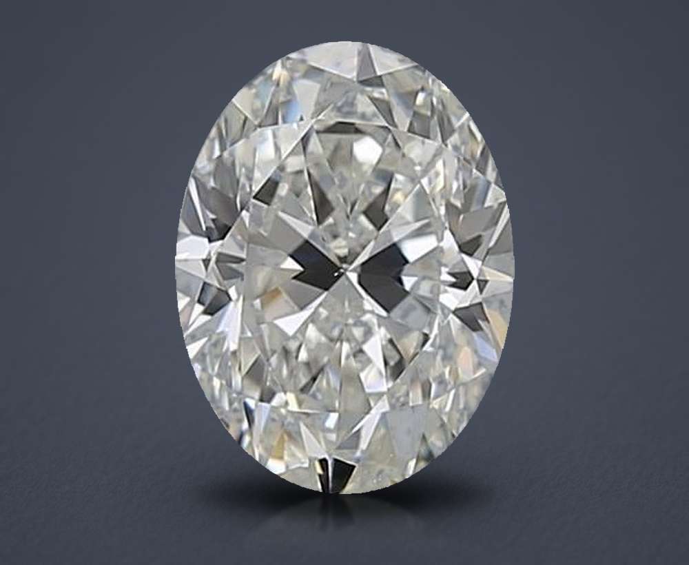 1.70 Carat Oval Natural Diamond