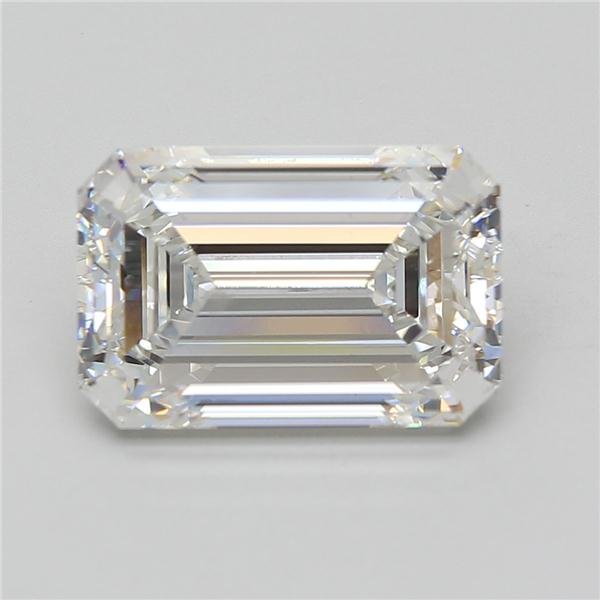 7.00ct F VS1 Rare Carat Ideal Cut Emerald Lab Grown Diamond