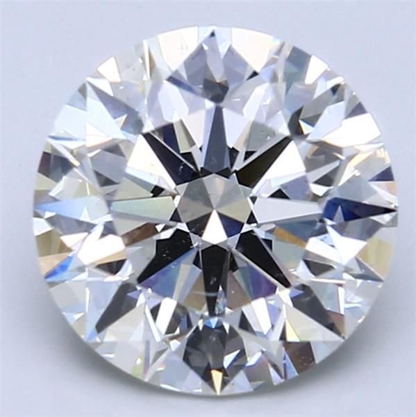 3.70ct I SI1 Rare Carat Ideal Cut Round Diamond
