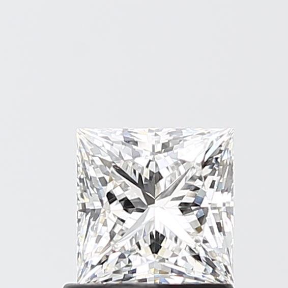 1.08ct E VVS2 Rare Carat Ideal Cut Princess Lab Grown Diamond