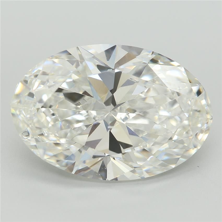 9.07ct F VVS2 Rare Carat Ideal Cut Oval Lab Grown Diamond