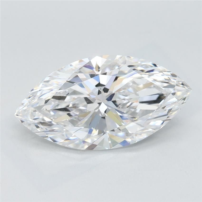 2.22ct D VVS1 Rare Carat Ideal Cut Marquise Lab Grown Diamond