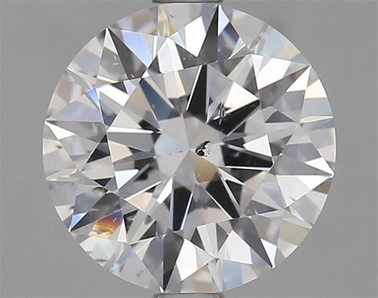 2.01ct D SI2 Rare Carat Ideal Cut Round Diamond