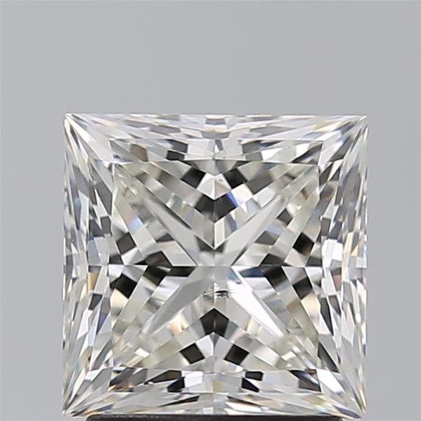 2.21ct J SI1 Rare Carat Ideal Cut Princess Diamond