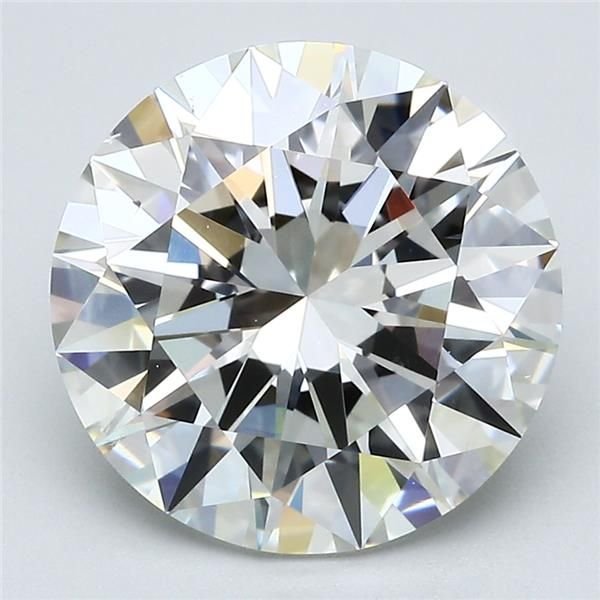 5.03ct I SI1 Rare Carat Ideal Cut Round Diamond