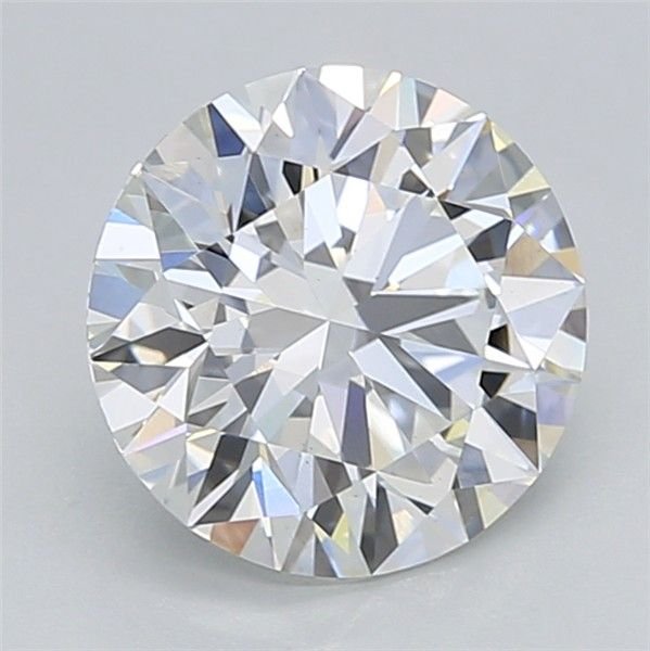 2.04ct F VS1 Rare Carat Ideal Cut Round Lab Grown Diamond