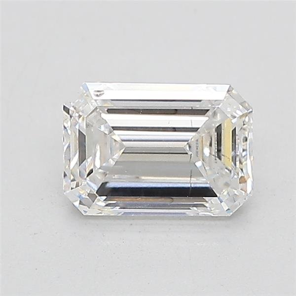 1.00ct D SI1 Rare Carat Ideal Cut Emerald Lab Grown Diamond