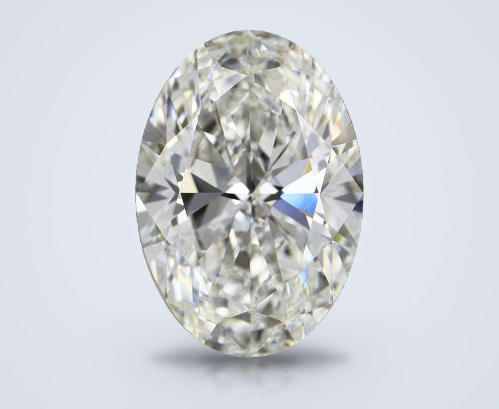 9.96 Carat Oval Lab Diamond
