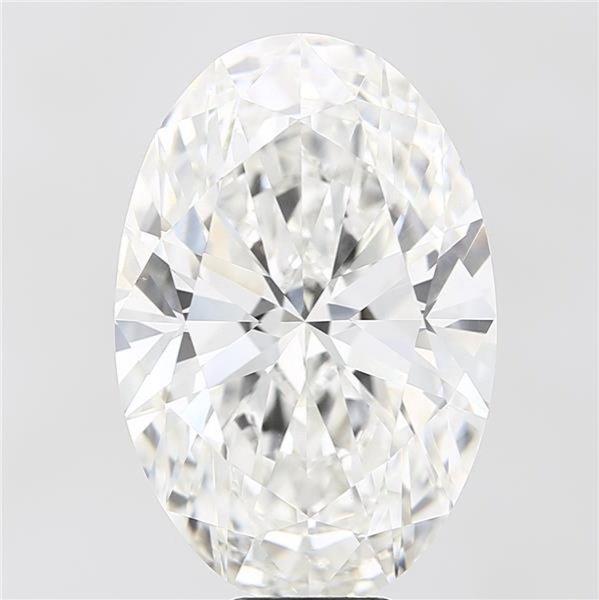 12.51ct F VVS2 Rare Carat Ideal Cut Oval Lab Grown Diamond