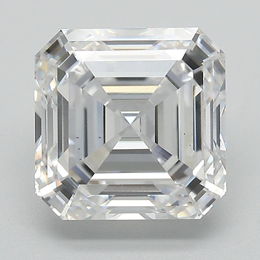 4.02ct E VS2 Rare Carat Ideal Cut Asscher Lab Grown Diamond