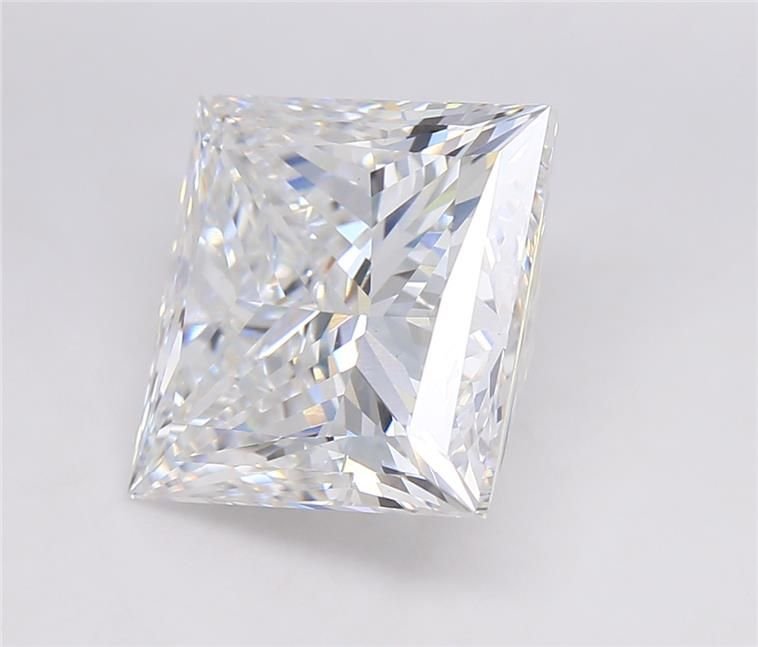 6.02ct E VS1 Rare Carat Ideal Cut Princess Lab Grown Diamond