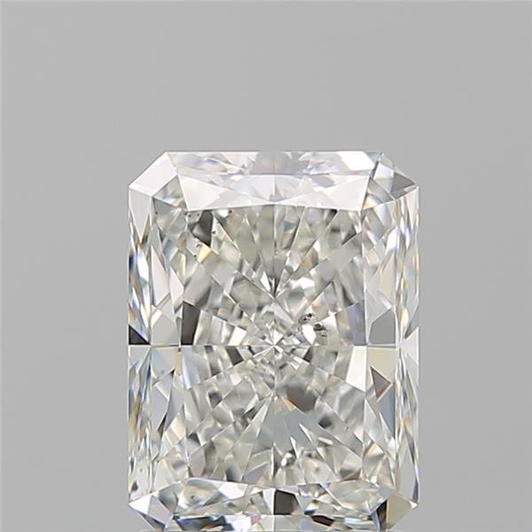 2.21ct I SI1 Rare Carat Ideal Cut Radiant Diamond