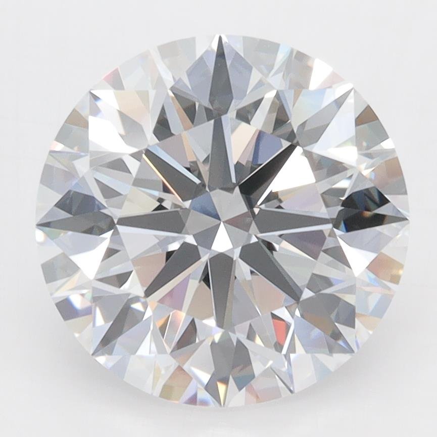 4.03ct D FL Rare Carat Ideal Cut Round Lab Grown Diamond