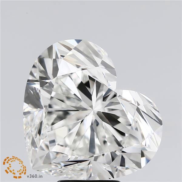 8.01ct G VS2 Excellent Cut Heart Diamond