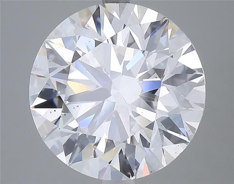 6.10ct F VS2 Rare Carat Ideal Cut Round Lab Grown Diamond