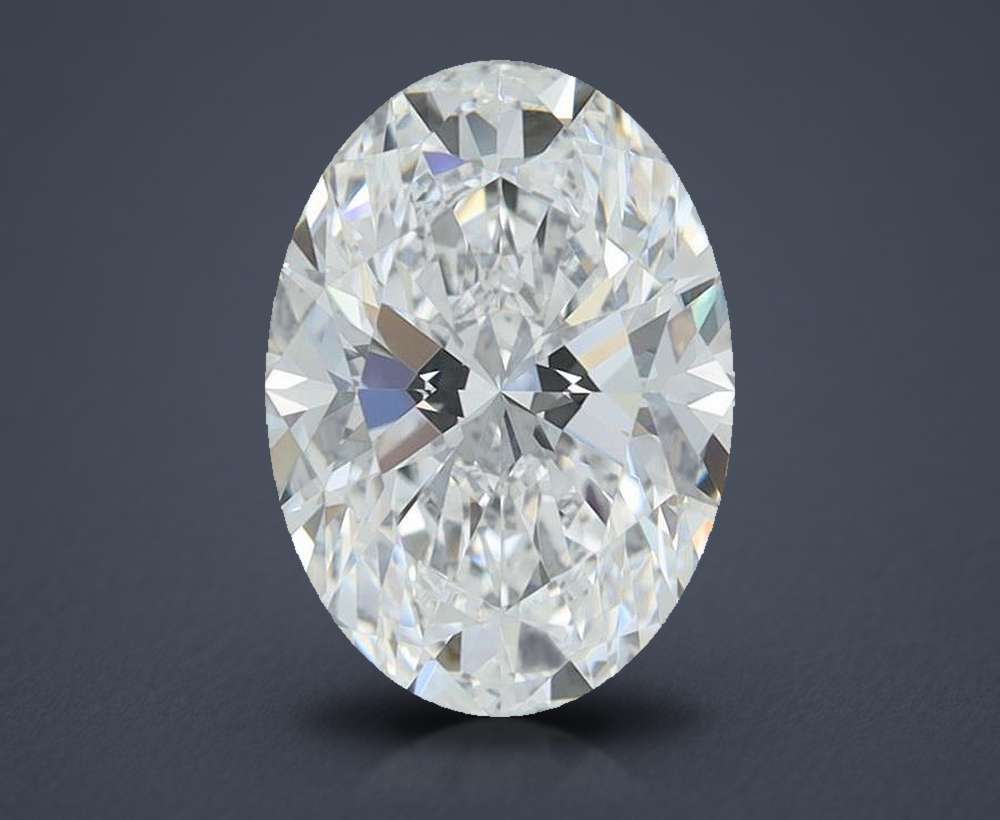3.93 Carat Oval Lab Diamond