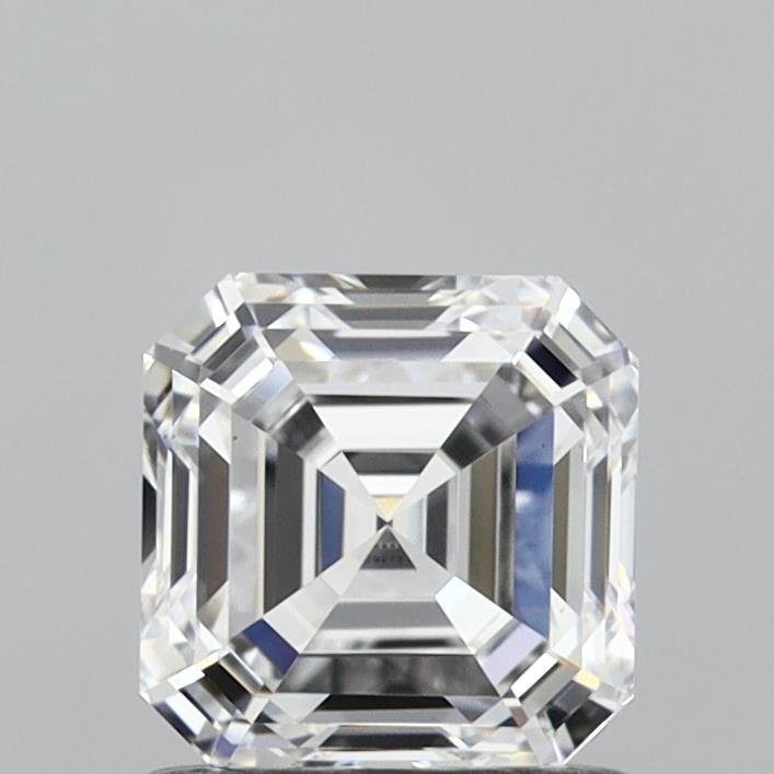1.03ct D VS1 Rare Carat Ideal Cut Asscher Lab Grown Diamond