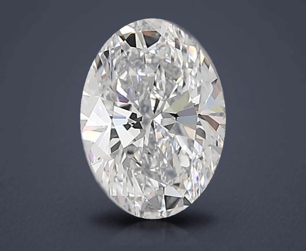 1.00 Carat Oval Lab Diamond