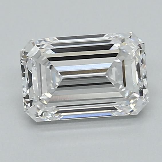 1.05ct D VVS1 Excellent Cut Emerald Lab Grown Diamond