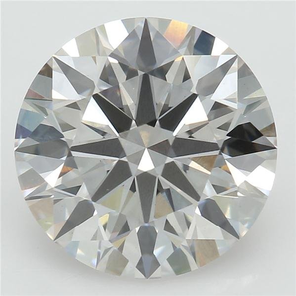 2.84ct I VVS2 Rare Carat Ideal Cut Round Lab Grown Diamond