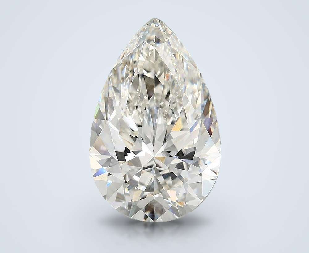 5.89 Carat Pear Lab Diamond