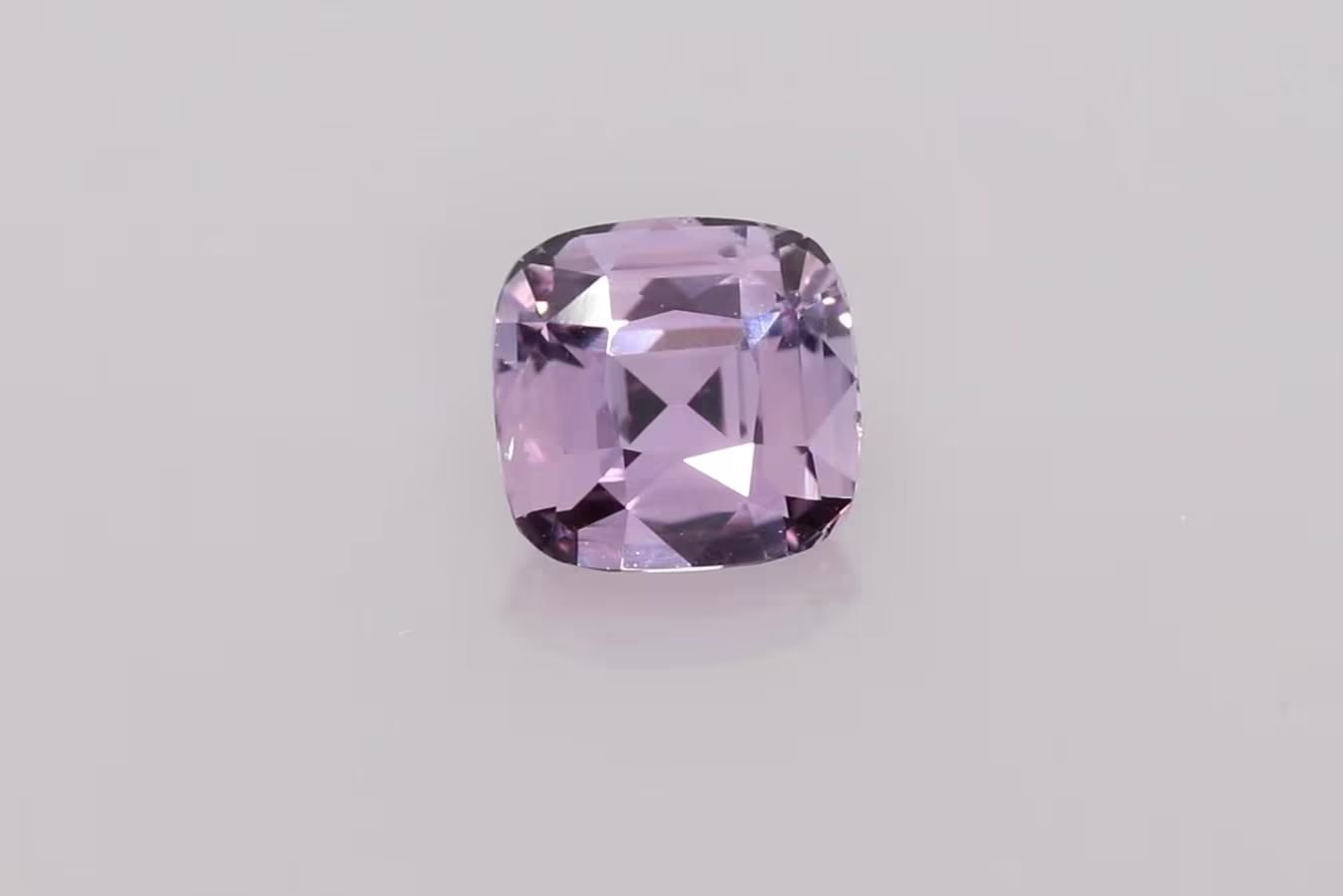2.03 Carat Light Pink Cushion Sapphire