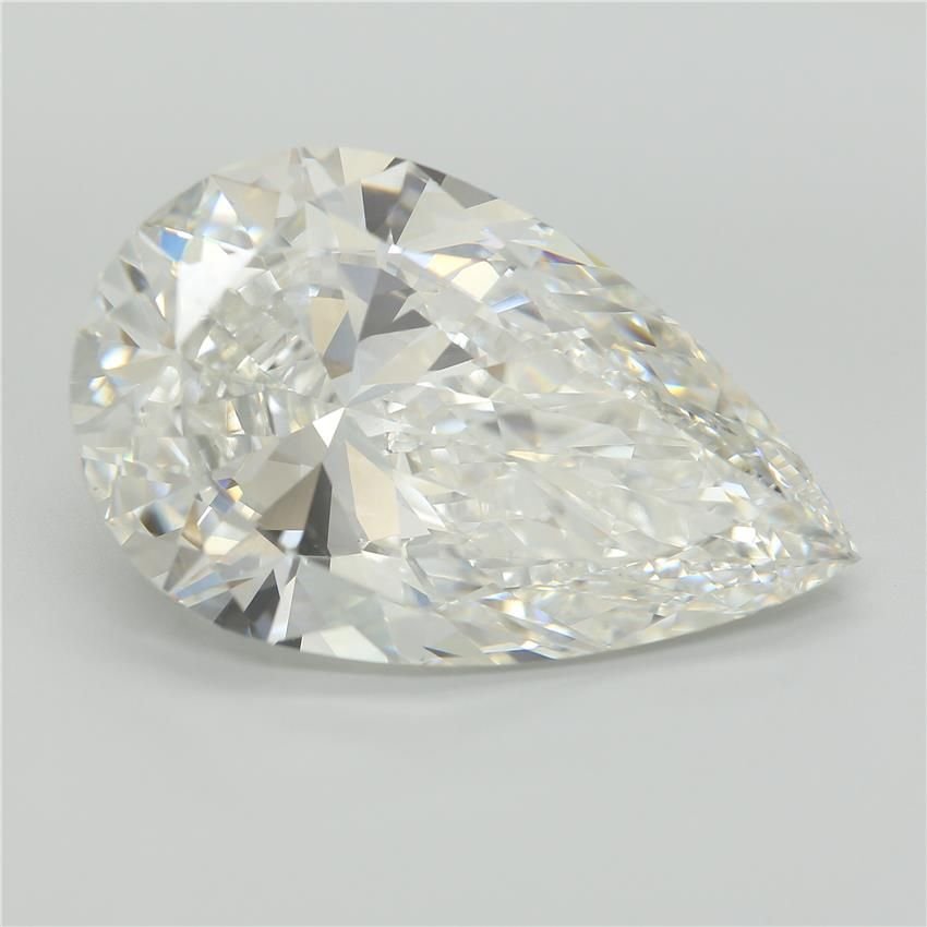 15.37ct E VS1 Rare Carat Ideal Cut Pear Lab Grown Diamond