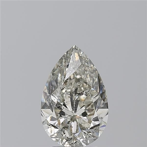 3.02ct I SI2 Very Good Cut Pear Diamond