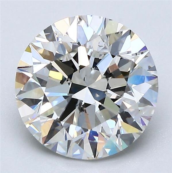 2.50ct J SI2 Rare Carat Ideal Cut Round Diamond