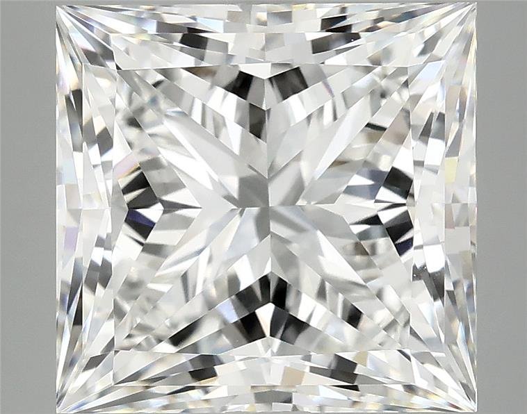 8.03ct F VVS2 Rare Carat Ideal Cut Princess Lab Grown Diamond