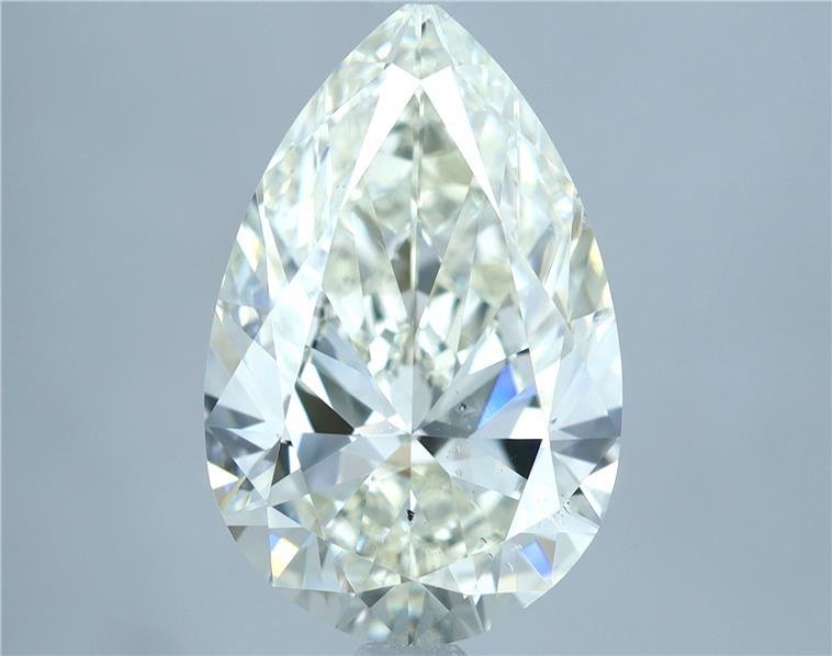 3.02ct J SI1 Rare Carat Ideal Cut Pear Diamond