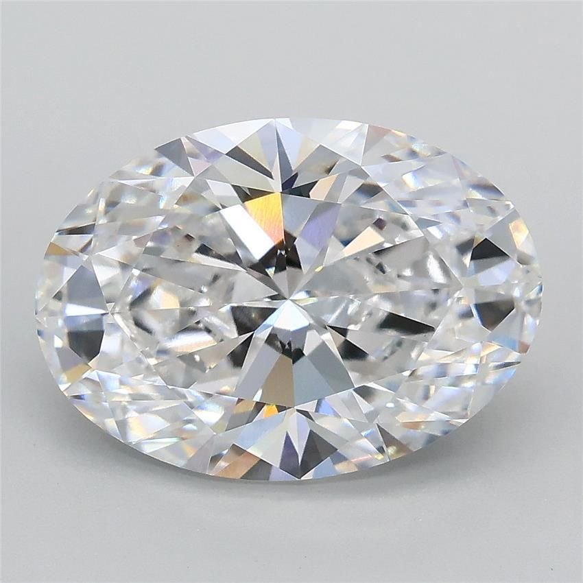 3.54ct D VVS2 Rare Carat Ideal Cut Oval Lab Grown Diamond