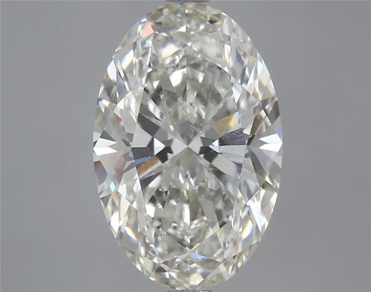 4.06ct I VS1 Rare Carat Ideal Cut Oval Lab Grown Diamond