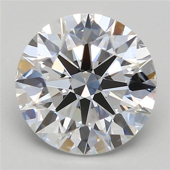 2.93ct D IF Rare Carat Ideal Cut Round Lab Grown Diamond