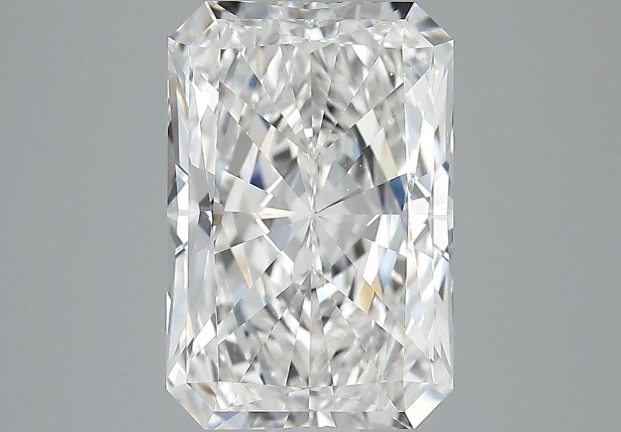 4.01ct H VS2 Rare Carat Ideal Cut Radiant Diamond