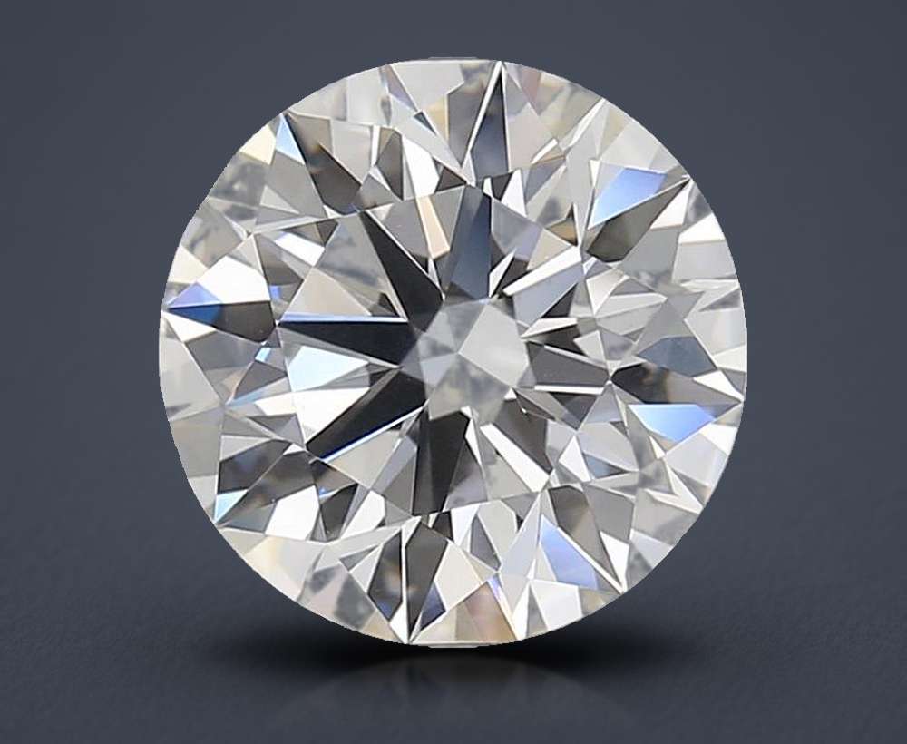 3.40 Carat Round Lab Diamond
