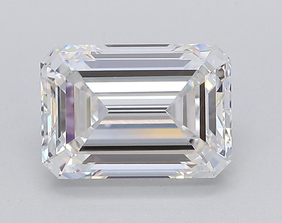 1.55ct E VS1 Rare Carat Ideal Cut Emerald Lab Grown Diamond