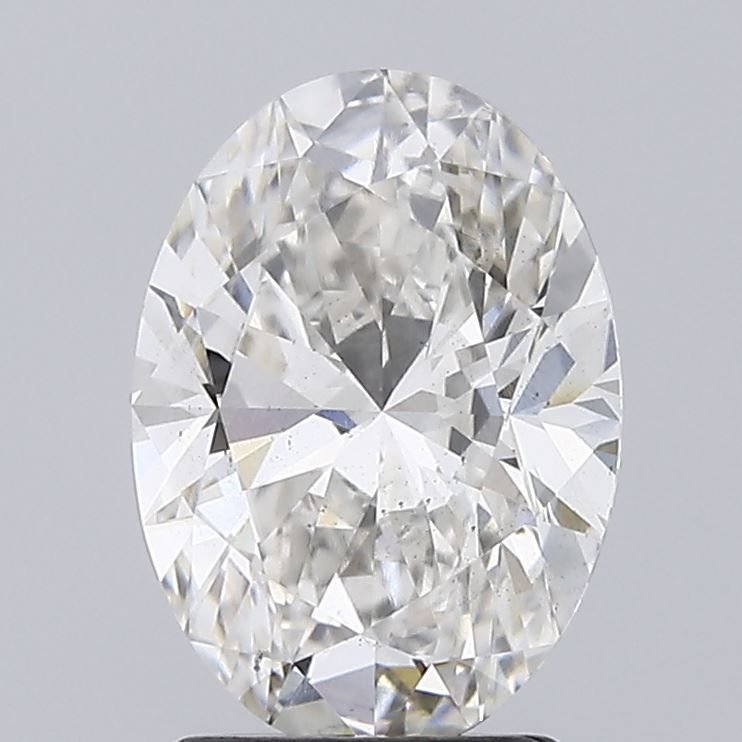 2.27ct H SI1 Rare Carat Ideal Cut Oval Lab Grown Diamond