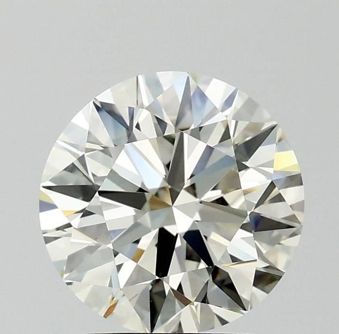 2.51ct K VVS2 Rare Carat Ideal Cut Round Diamond
