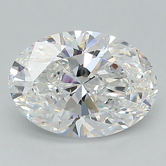 1.36ct D VS1 Rare Carat Ideal Cut Oval Lab Grown Diamond