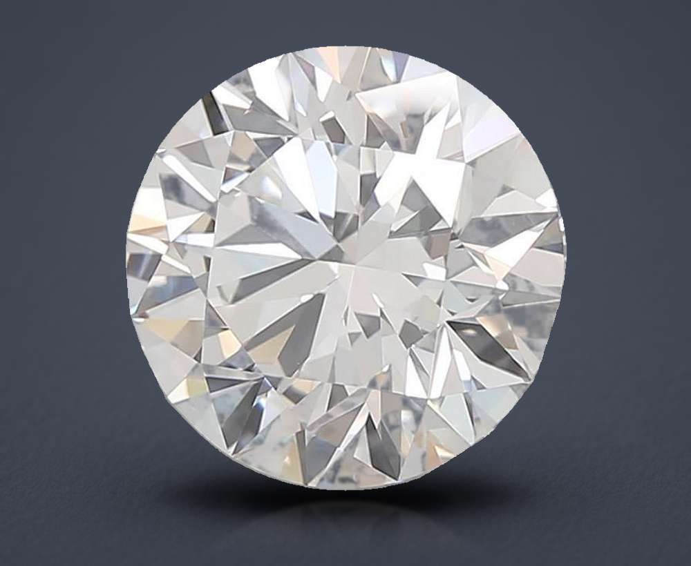 3.38 Carat Round Lab Diamond
