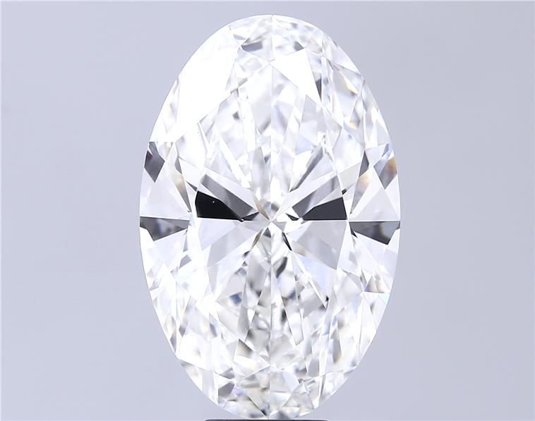 12.04ct F VVS2 Rare Carat Ideal Cut Oval Lab Grown Diamond