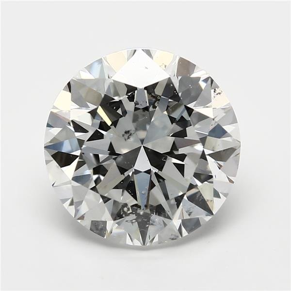 3.01ct F SI2 Excellent Cut Round Diamond