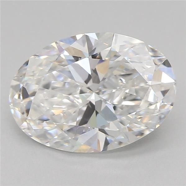 1.28ct D VS1 Rare Carat Ideal Cut Oval Lab Grown Diamond