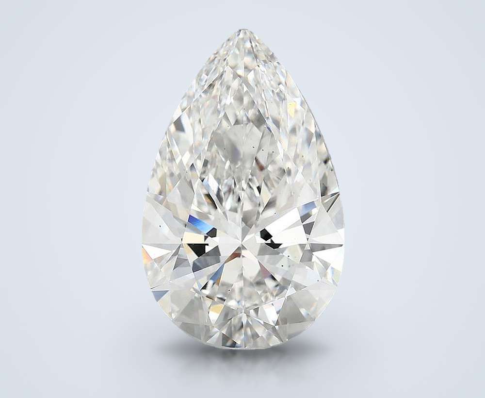 6.09 Carat Pear Lab Diamond