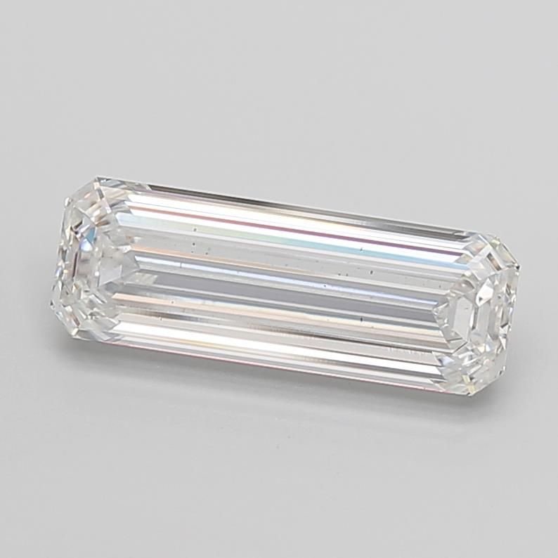5.70ct F VS2 Excellent Cut Emerald Lab Grown Diamond