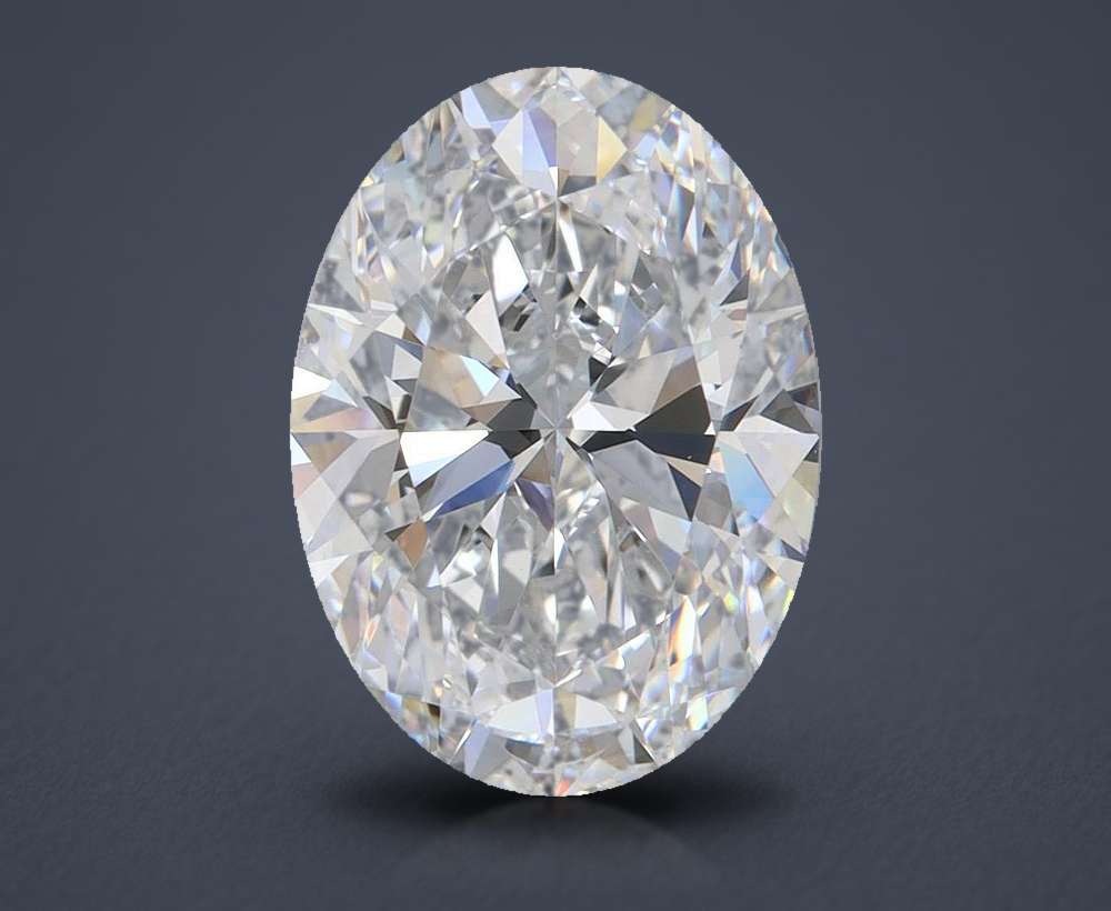 3.60 Carat Oval Lab Diamond