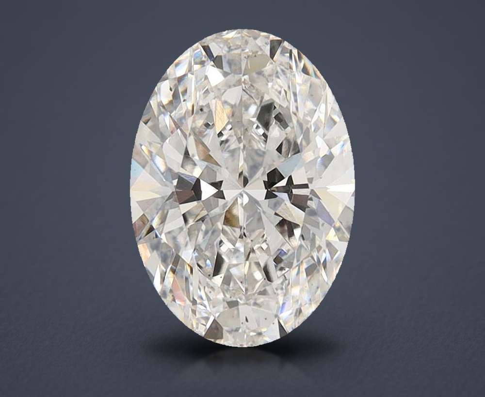 2.52 Carat Oval Lab Diamond