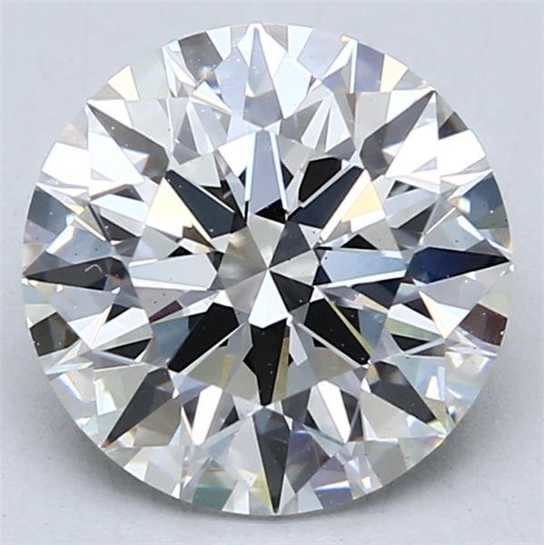 3.05ct E VS2 Rare Carat Ideal Cut Round Lab Grown Diamond