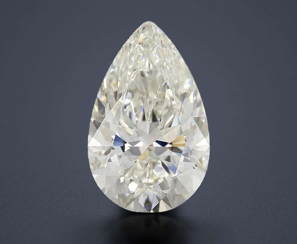 4.57 Carat Pear Natural Diamond
